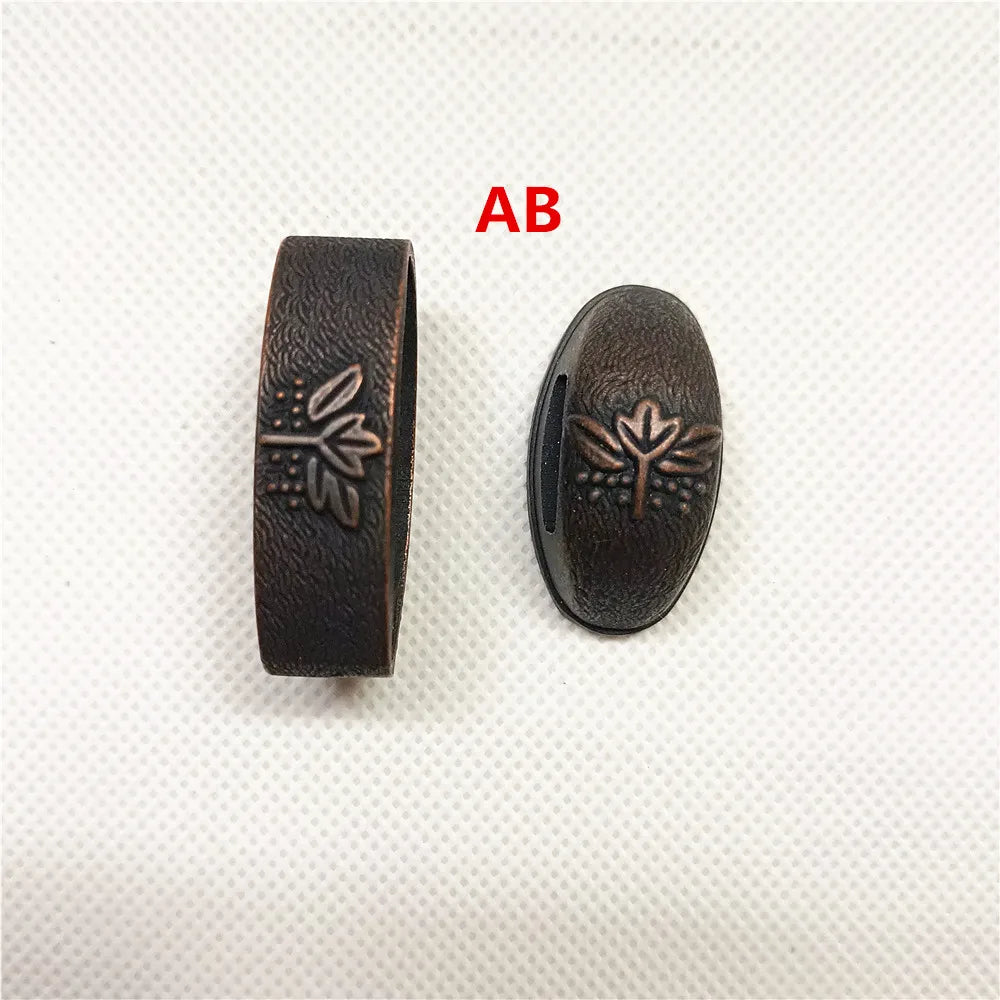 New Sword Handle Tsuka Alloy Fuchi Kashira For Japanese Samurai Katana Wakizashi Sword Fittings