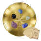 Witch Candle Holder Offering Plate Candlestick Altar Serving Tray Stainless Steel Tarot Candlestick Round Plate For Altar Prayer