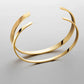 ELANDIS Stainless Steel Open Bangle Minimalist Men's Jewelry Fashion Platinum Bracelet Popular Couple Holiday Gift