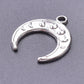 100% Stainless Steel Moon Pendants For Jewelry Making Supplies Various Luna Animal Wings Sun Star Eye Charms In Bulk Accessories