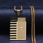 Chrisitian Cross Bible Verse Prayer Necklace Stainless Steel Portuguese Religious Necklaces Jewelry collar hombre N2035S02