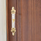 2 Pcs Metal Crown Bible Door Column nament Home Mezuzah Jewish Religious Gift For House Entrance With 2 Hole Design Home Textile
