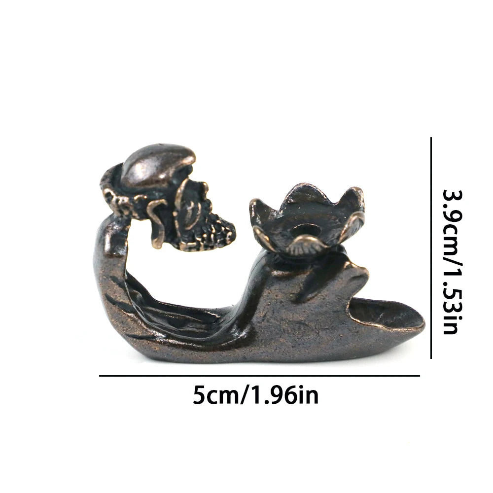 Bodhidharma Reverse Flow Incense Tea Ceremony Ornament Zen Enlightenment Ancestor Incense Burner Incense Smoker Home Decoration