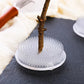Round Ikebana Kenzan Flower Frog Suction Cup Plastic Arranging Tool Art Fixed Rubber Base Holder Floral Decor Pot Vase