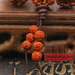 18mm 5 Mukhi Rudraksha Mala Rosary Bracelet Bodhi Tibetan Buddhism Bracelet Yoga Healing Prayer Chakras Energy Amulet