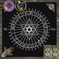 1pc Tarot card tablecloth, mysterious rune astrology altar cloth, witchcraft cabin decoration tablecloth, card game tablecloth