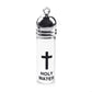 Elegant Holy Water Bottle Glass Holy Water Container Featurings Silver/Gold Color Lid For Spiritual Ritual Collectors Dropship