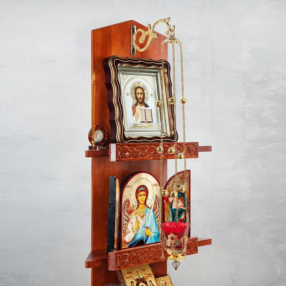 HTISOK Orthodox Incenser Burber Wall Hook Church Decoration Accessory Hanging Vigil Lamp Hook Religious Decor & Gift