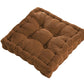 Meditation Floor Square Pillow For Seating On Floor Solid Tufted Thick Pad Cushion For Yoga Balcony Chair Seat Cushions