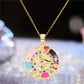 Juya Handmade Copper Adjustable Chains Micro Pave Zircon Enamel Greek Evil Eye Of Fatima Hamsa Hand Bracelets For Women Men