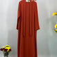 Hot Selle Muslim Woman Abaya With Pockets Islamic Casual And Simple Long Dresses Moroccan Caftan Woman Dubai Abaya Ramadan Black