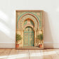 Islamic Mosque Architecture Canvas Print Poster Middle Eastern Ramadan Muslim Art Prints Bedroom Wall Art Home Decor Poster