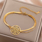 Skyrim Archangel Seal Metatron Pendant Bracelet Stainless Steel Male Female Buddhist Hindu Talisman Sacred Geometry Jewelry Gift