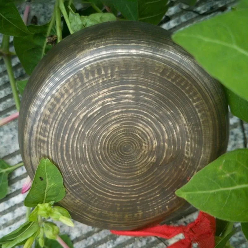 Bronze Cloud Gong Handmade High Volume Gongs Chinese Sound Therapy Practice Gongs Portable Handheld Gong Percussion Instrument