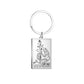 Dawapara Tarot Cards Keychains Stainless Steel Vintage Amulet Good Luck The Major Arcana Keyring Wiccan Jewelry