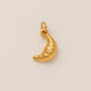 1PC minimalist gourmet style pendant, stainless steel plated with 18K gold, DIY preferred jewelry accessory