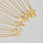 Vnox Stylish Stainless Steel Creative Cross Necklace, Classic Religious Women's Zircon Pendant, Fashion Jewelry Accessories