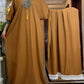 2025New Muslim Women Long Sleeve Autumn  Dress Cotton With Big Scarf Boubou Maxi Islam Women Dress African Abaya