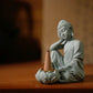 Green Sand and Gravel Buddha Statue Ornaments Creative Zen Crafts Fish Tank Aquarium Landscaping Chinese Tea Pet Home Decoration