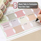 5pcs/75Tabs Boho Theme Laminated Bible Tabs – Colorful Index Tabs for Bible Study, Scripture Organization, and Easy Navigation