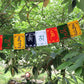 10pcs/string Tibetan Buddhist Supplies Mini Colorful Prayer Flags Five Colors Flannel Buddhist Ceremony Flag Horse Flag Temple