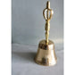 Altar Bell  triple moon Pentagram Ritual Brass Bells wicca prop ceremony Divination Astrology tool witchcraft Supplies for altar
