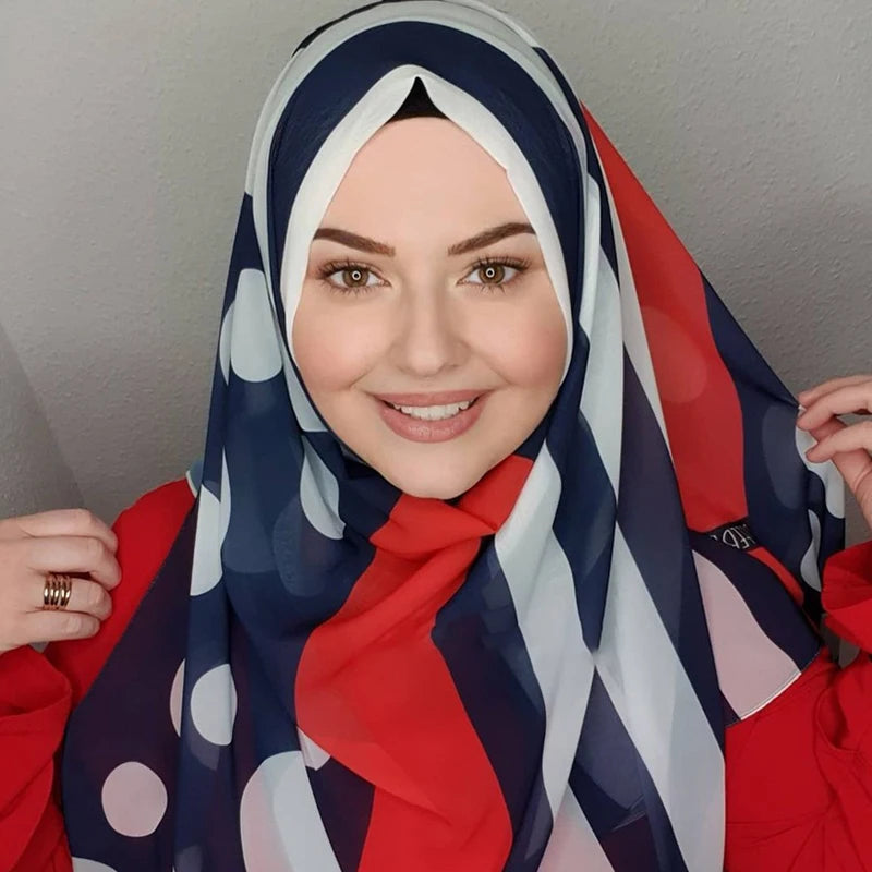 Islamic Fashion Chiffon Hijab Abaya Hijabs For Woman Abayas Jersey Head Wrap Scarf Muslim Dress Women Turbans Instant Turban
