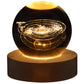 USB LED night light, Galaxy Crystal Ball lamp, 3D planet moon lamp, home decoration