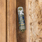Hand Painted Door Mezuzah Ornament with Screw Zinc Alloy Jewish Mezuzah Case Cover Delicate Embellished Door Wall Hanukkah Decor
