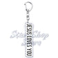 Jesus Loves You Letter Keychains Christian God Bible Quote Keyring for Accessories Bag Pendant Key Chain Jewelry Fans Lover Gift
