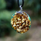 1PC Malachite Chakra Energy Orgonite Pendant Necklace, Malachite Chakra Energy Orgonite Pendant: Sri Yantra Sacred Geometry, Roc