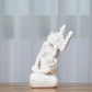 Sandstone Ganesha Buddha Elephant Statue Sculpture Handmade Figurine Miniatures Home Decoration Accessories Desk Crafts