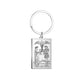 Dawapara Tarot Cards Keychains Stainless Steel Vintage Amulet Good Luck The Major Arcana Keyring Wiccan Jewelry