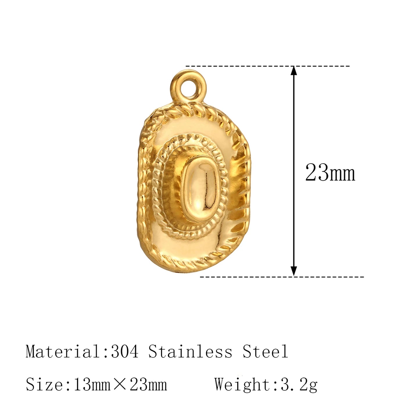 3Pcs Stainless Steel Cowboy Hat/Boot/Horseshoes Charms Astrology Celestial Sun Star Pendant DIY Necklace Bracelet Jewelry Making