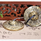 Tibetan Tingsha Cymbals Sanskrit Brass Chime Bells Meditation Gong for Spiritual Healing Mindfulness Yoga Buddhist