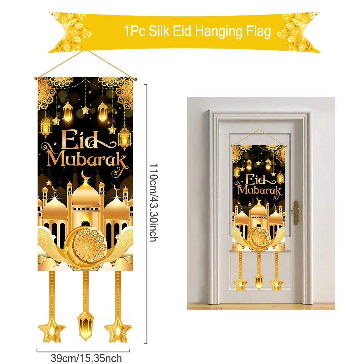 Ramadan Kareem Hanging Flag Ramadan Decoration 2026 For Home Eid Mubarak Ramadan Kareem Islamic Muslim Party Eid Al Adha Gifts