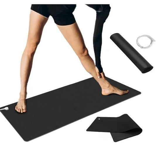 High Quality Comfortable and Solid Yoga Pilates Meditation Grounding Mat Nature Rubber for Home Use