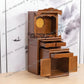 X Household Solid Wood Middle Hall Cabinet Living Room Clothes Closet Buddha Cabinet Altar Buddha Shrine Altar Cabinet