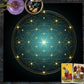 Tarot Tablecloth Mandala Flower Of Life Altar Cloth For Divination Meditation Circle Galaxy Tarot Mat Spiritual Oracle Card Pad