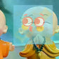 Mini Buddhas Statue Little Buddhists Monks Buddhism Figurine Zen Ornament Home Aquarium Tank Garden Yard Decoration