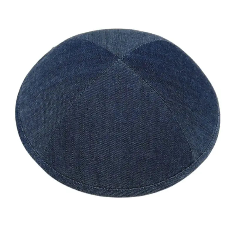 GIU 19cm Jewish Jean Denim Kippo Hats Caps Skullies Beaniest Kipa Yarmulke Kippah Dome For Wedding And Events