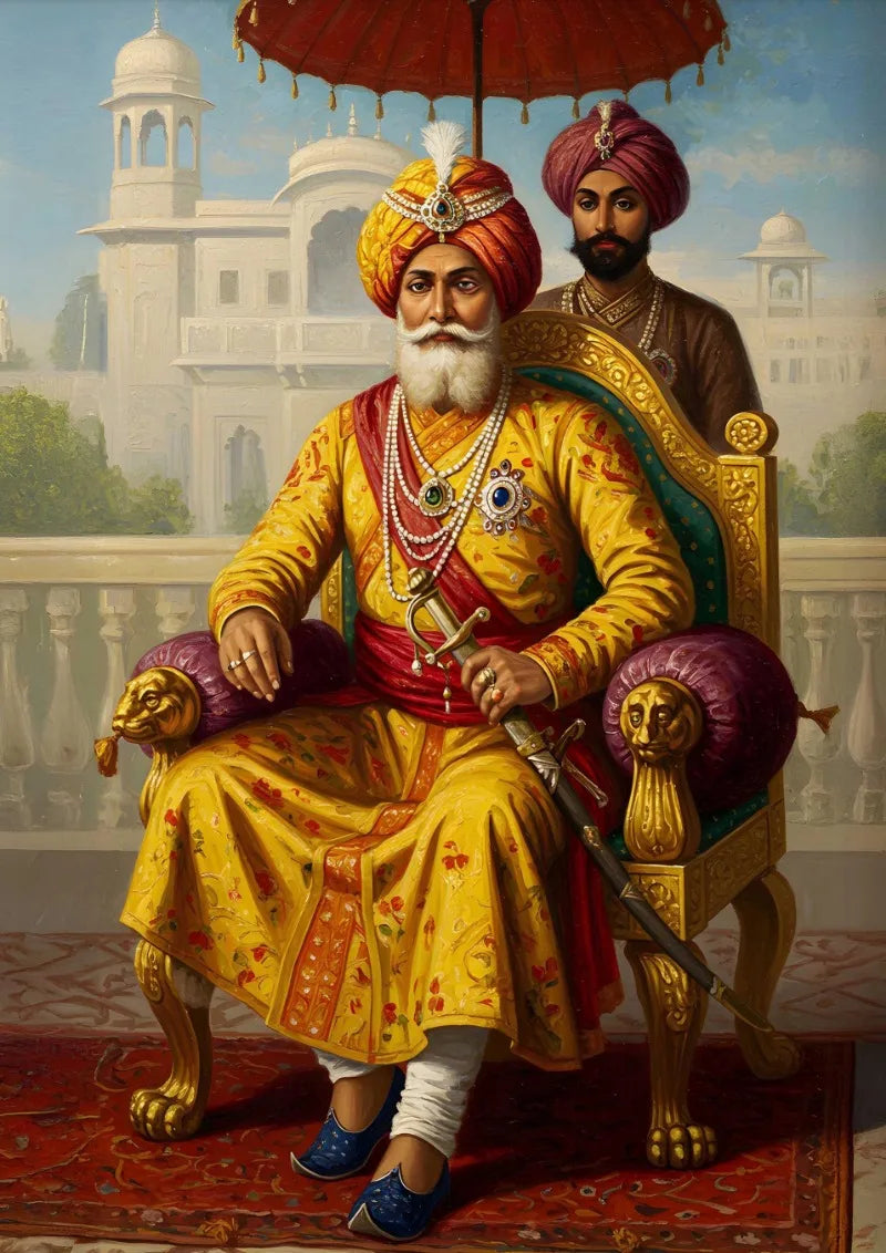 Khalsa Sikh Bold Warrior Retro Religion Poster Print Wall Art Pictures Canvas Painting Living Room Bedroom Home Decor Gift