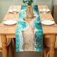 VIKAMA Passover Linen Table Runner Jewish Festival Table Flag Home Dining Party Decoration