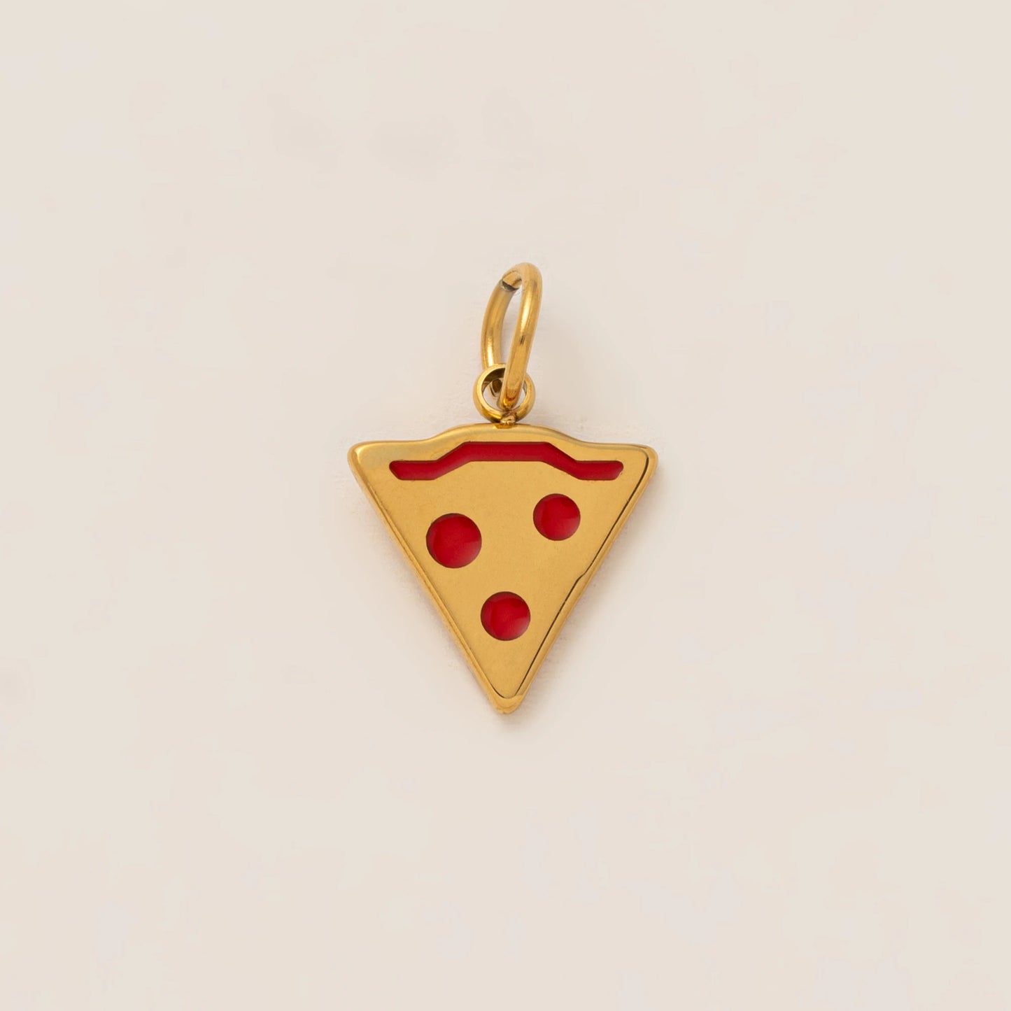 1PC minimalist gourmet style pendant, stainless steel plated with 18K gold, DIY preferred jewelry accessory