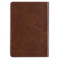 One Minute With God Daily Prayer Book for Men, 365-Day Brown Leather Devotional Journal, Christian Gift for Fathers & Brothers