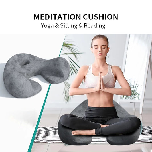 Wholesale Large Comfortable Adult Meditation Mat Zen Memory Foam Premium Yoga Pillow