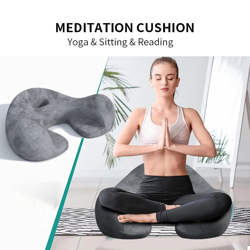 Wholesale Large Comfortable Adult Meditation Mat Zen Memory Foam Premium Yoga Pillow