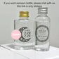 Custom Zamzam Water Bottle Sticker Wedding Label Clear Personalized Name Adhesive Umrah Mubarak Hajj Islamic Gift Decoration