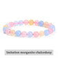 JD Natural Stone Beads Bracelet Amethyst Tiger Eye Crystal Quartz Agate Gem Beads Bangles Women Men Reiki Healling Jewelry Gift