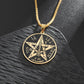 Stainless Steel 7 Archangel Seal Necklace Men's Solomon Kabbalah Seal Pendant Supernatural Protection Amulet Magical Jewelry
